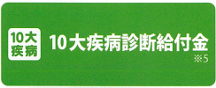 10大疾病診断給付金
